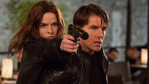 Tom Cruise stars as Ethan Hunt in the fifth Mission Impossible film Rogue Nation with Rebecca Ferguson. A sixth installment of the franchise has now been announced