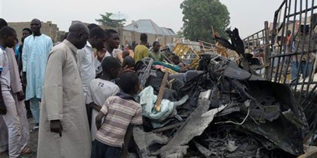 Girl suicide bomber kills 5 injures 41 in northeast Nigeria