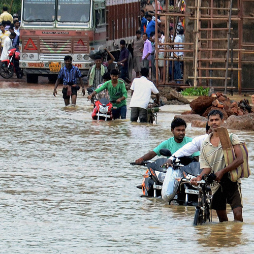 West Midnapore flooded