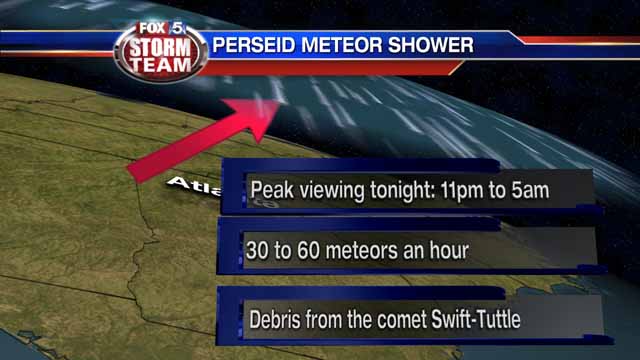 Perseid meteor shower set to light up sky