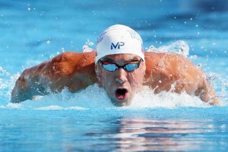 Michael Phelps made it his goal to swim faster than the world champion in all three events in San Antonio which he was able to