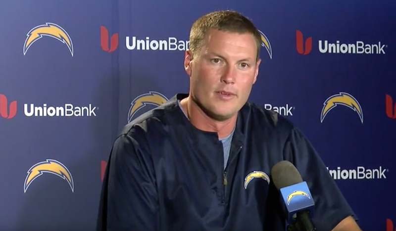 Philip Rivers at his press conference Monday announcing his contract extension