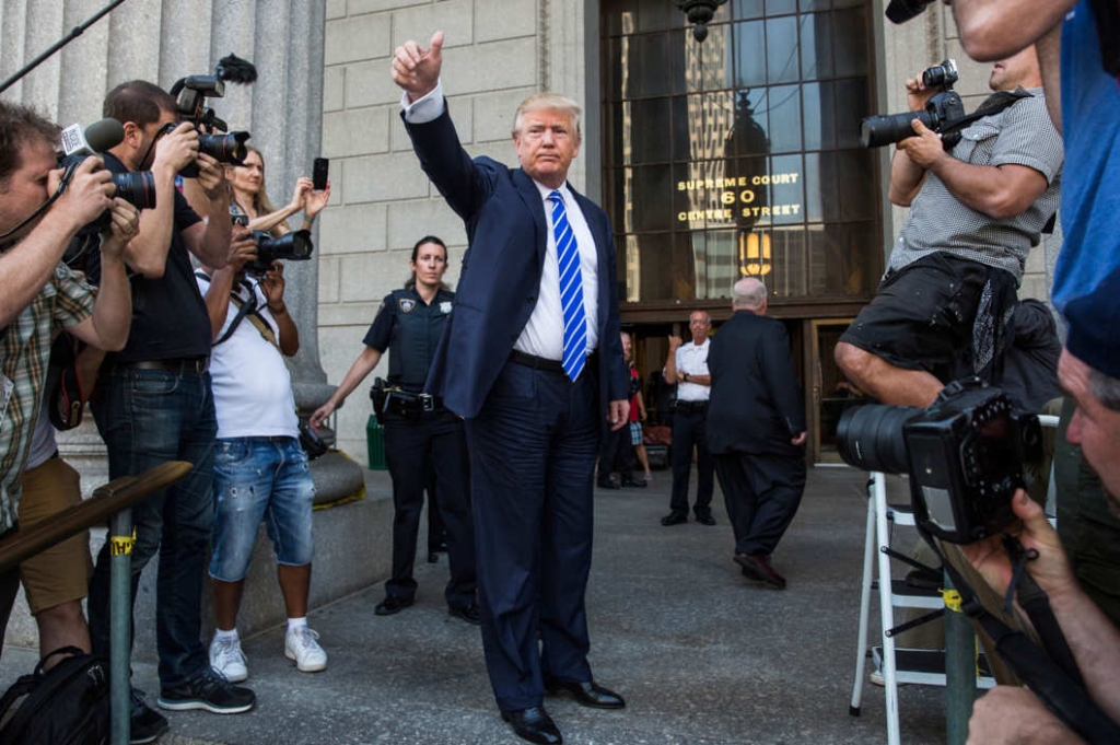 Donald Trump Reports For Jury Duty In Manhattan