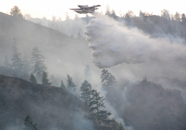 Fire in south BC forces evacuation of 200 people including campground