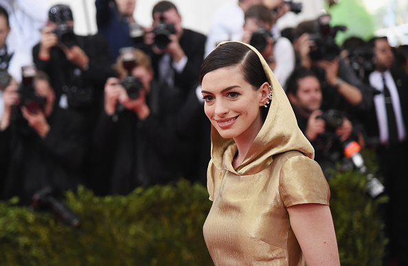 Anne Hathaway attends the 'China Through The Looking Glass&#039 Costume Institute Benefit Gala