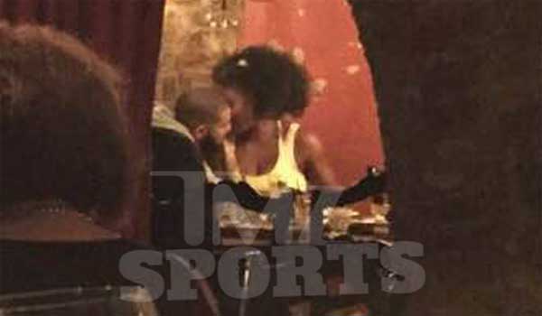 Please Enjoy Drake and Serena Williams Making Out Over Expensive Italian Food