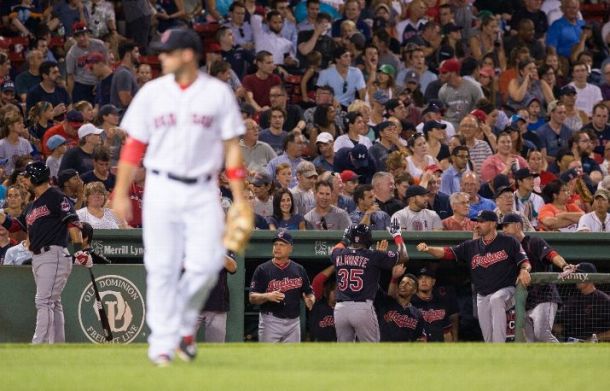 Five-Run Fourth Inning Leads Indians To 8-2 Win Over Red Sox