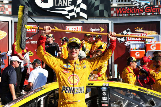 NASCAR Joey Logano sweeps Watkins Glen then digs it