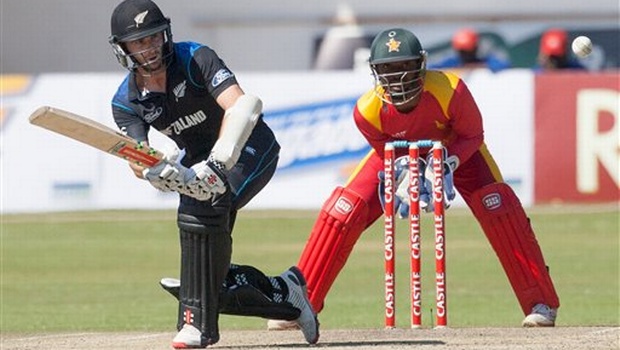 New Zealand's captain Kane Williamson bats during the third and final One Day International Cricket match against Zimbabwe in Harare | AP