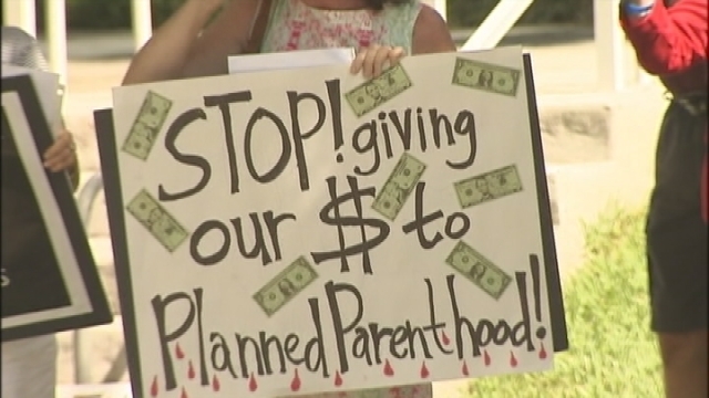 Planned Parenthood protesters