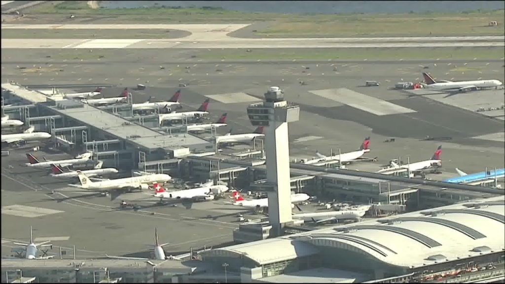 A very close call a drone nearly missed an airplane carrying 159 passengers at JFK International Airport in New York