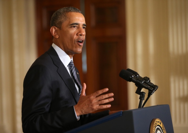 President Barack Obama speaks about his Clean Power Plan at the White House in Washington