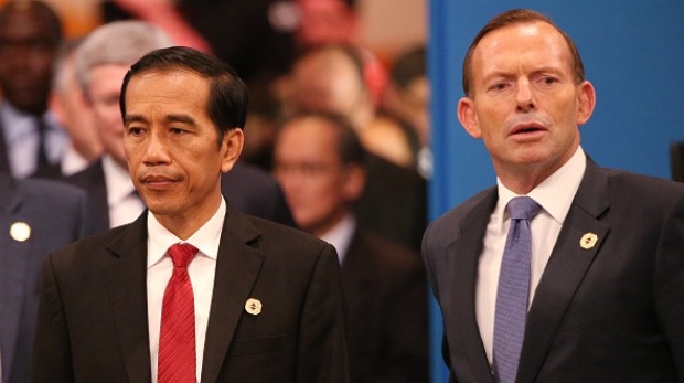 President of Indonesia Joko Widodo and Prime Minister of Australia Tony Abbott at the G-20 summit last year