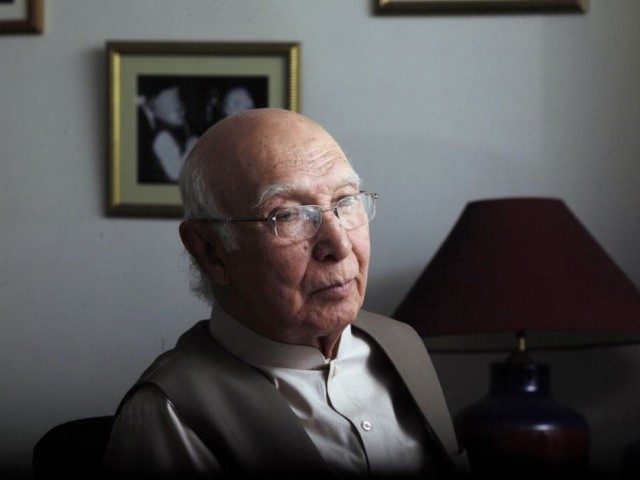 Prime Minister Nawaz Sharif's Adviser on Foreign Affairs Sartaj Aziz