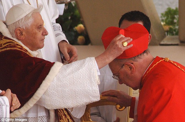 Prince of the church Levada was officially named cardinal in March 2006 by Pope Benedict XVI