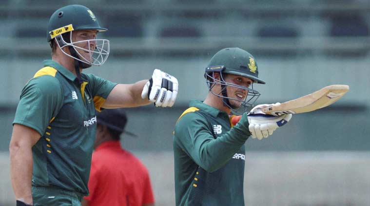 Quinton De Kock who made a gritty century was one of the players who were hospitalised