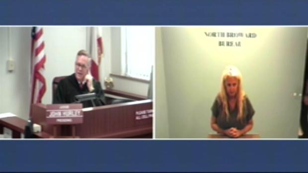 RAW Woman Flashes Judge in Broward Bond Court