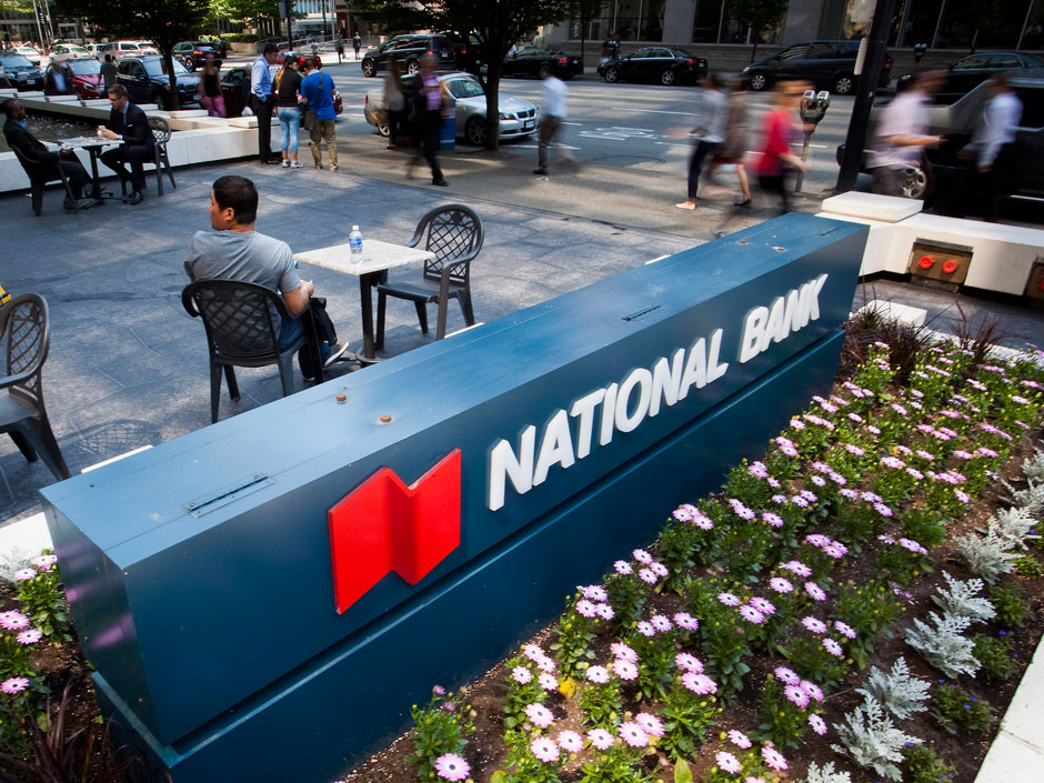 National Bank says all three of its main businesses performed well during the third quarter