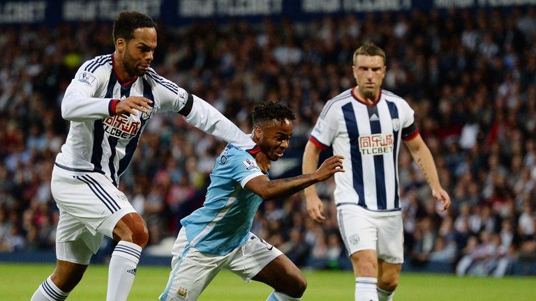 Raheem Sterling enjoyed a victorious Man City debut at West Brom