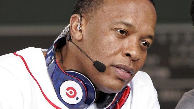 Rapper and producer Dr. Dre who is the subject of new film Straight Outta Compton