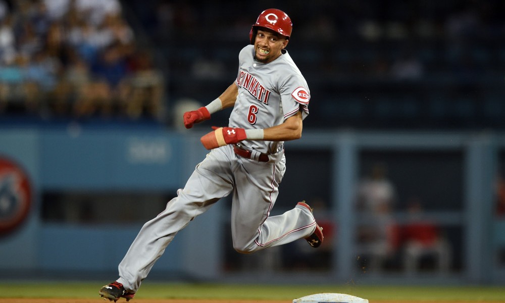 Baseball's stolen base leader Billy Hamilton goes on disabled list