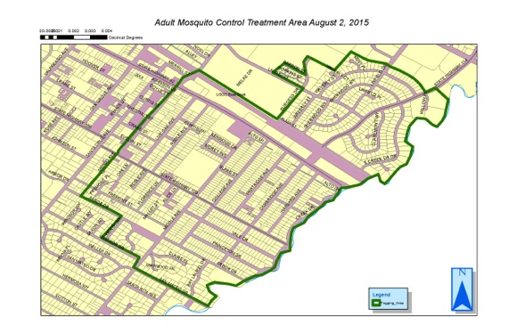 Post image for Spraying for mosquitoes carrying West Nile Virus scheduled for Sunday night in Menlo Park