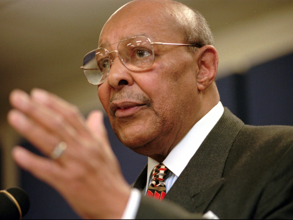 Rep. Louis Stokes was the dean of the Ohio congressional delegation until he stepped down in 1999