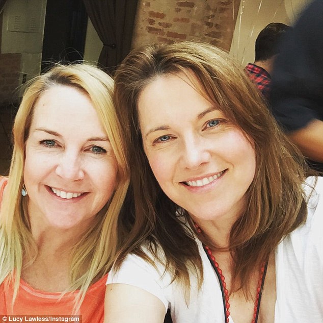 Check Out Lucy Lawless in This Loving Xena Reunion Photo