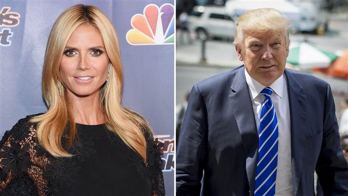 Donald Trump Heidi Klum