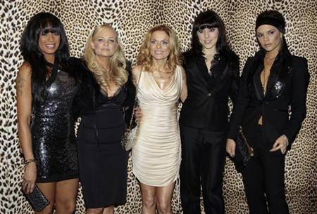 Reutersthe Spice Girls at Roberto Cavalli's Fall  Winter 2008/09 men's collections during Milan Fashion Week