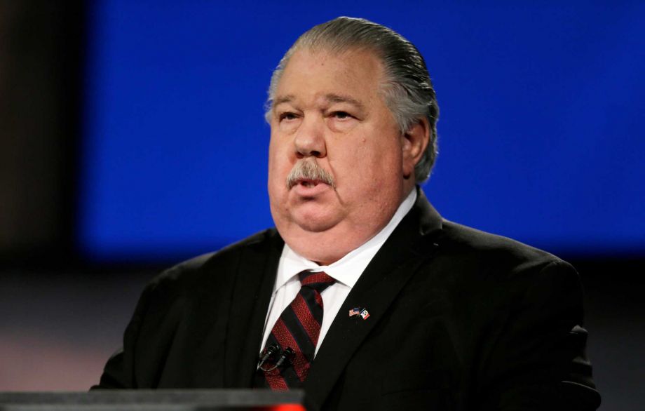 Sam Clovis speaks in Johnston Iowa. Clovis the Iowa chairman for Rick Perry's faltering Republican presidential bid says he is no longer part of the campaign as Perry seeks to keep his longshot effort alive on