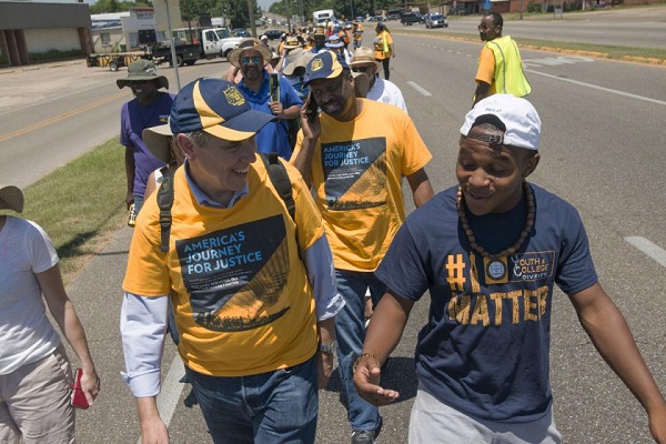 The NAACP just kicked off a 40-day march through the South to highlight racial