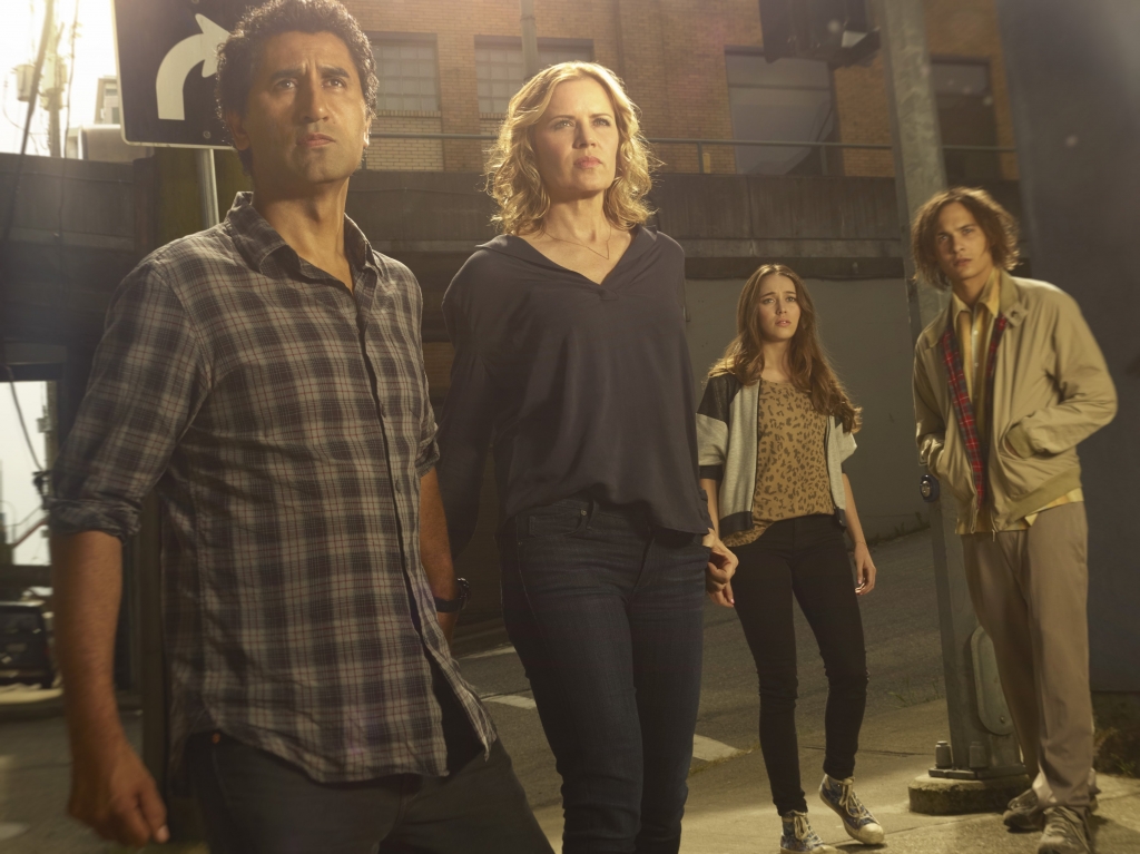 AMCThe four main leads of'Fear the Walking Dead Cliff Curtis Kim Dickens Alycia Debnam Carey and Frank Dillane