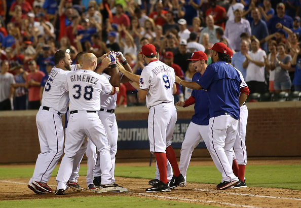 Seattle Mariners starting pitcher Hisashi Iwakuma of Japan reacts after giving up a solo home run to Texas Rangers Rougned Odor during the second inning of a baseball game in Arlington Texas Tuesday Aug. 18 2015