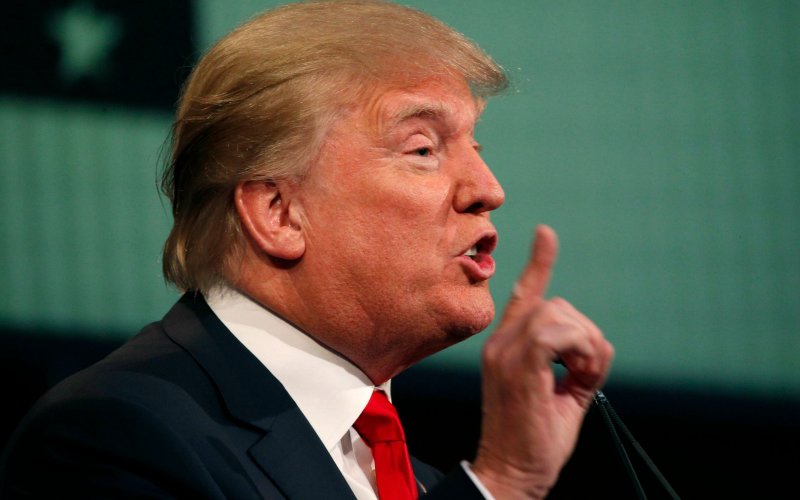 Republican 2016 U.S. presidential candidate businessman Donald Trump speaks during the first official Republican presidential candidates debate of the 2016 U.S. presidential campaign in Cleveland Ohio