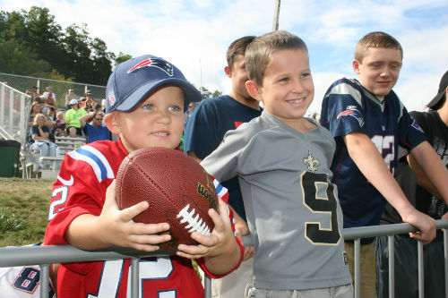 Saints and Patriots fans enjoy training camp at The Greenbrier