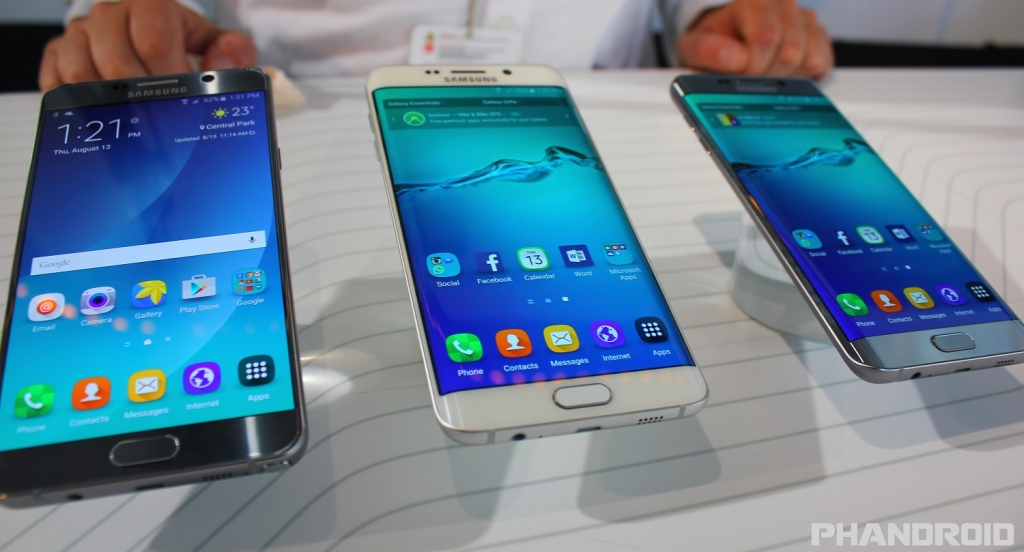 Samsung Galaxy Note 5 and Samsung Galaxy S6 Edge Plus