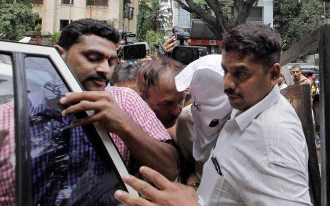 Sanjeev Khanna at Khar Police Station in Mumbai