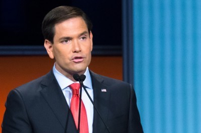 Sen. Marco Rubio speaks during the first Republican presidential debate on Aug. 6 in Cleveland