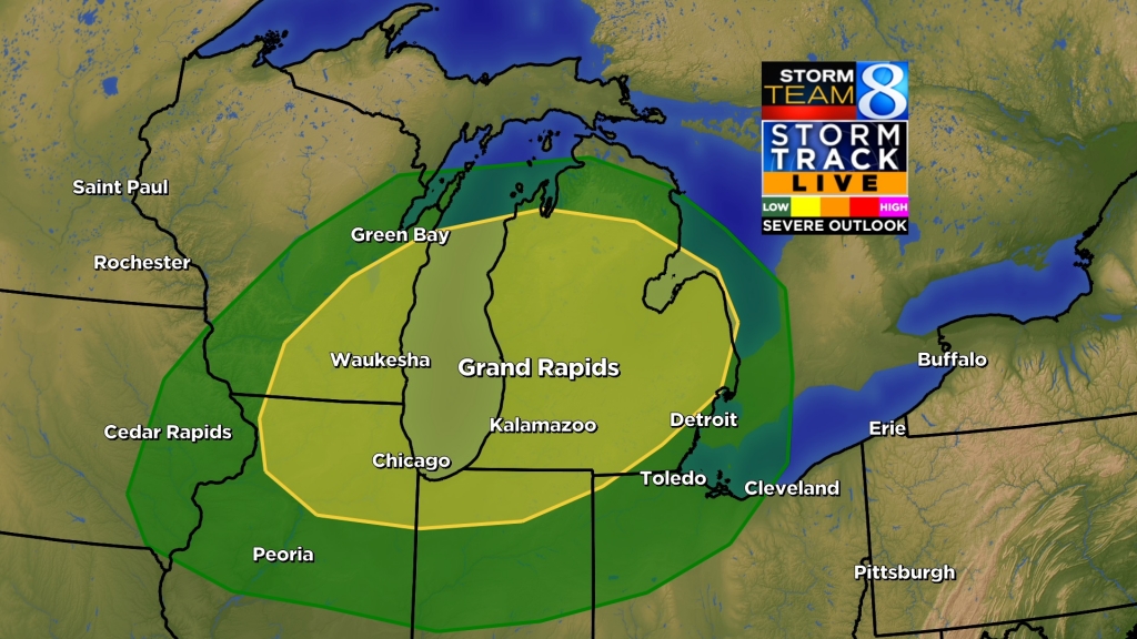 Possibility of strong to severe storms Sunday