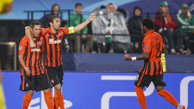 Shakhtar in control after sinking Rapid