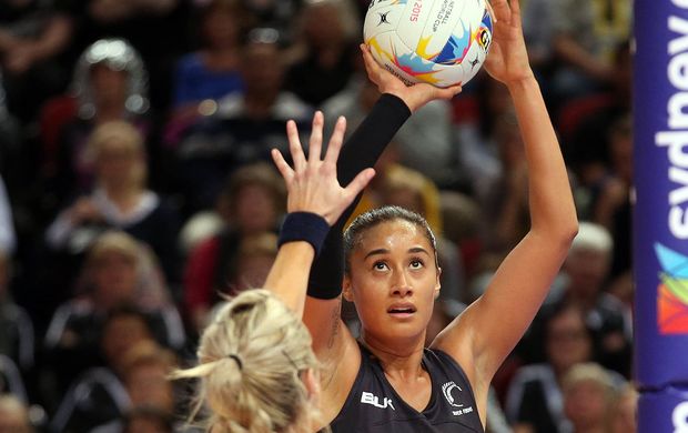 Silver Fern goal attack Maria Tutaia