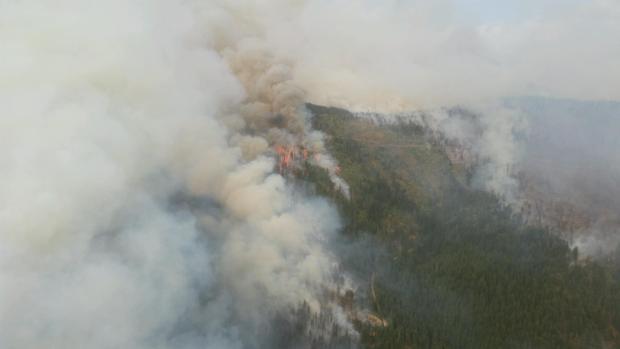 Smoke from the Tower Fire in eastern Washington is contributing to poor air quality in Montana