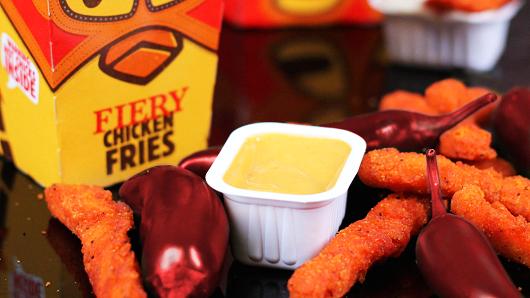 Fiery Chicken Fries