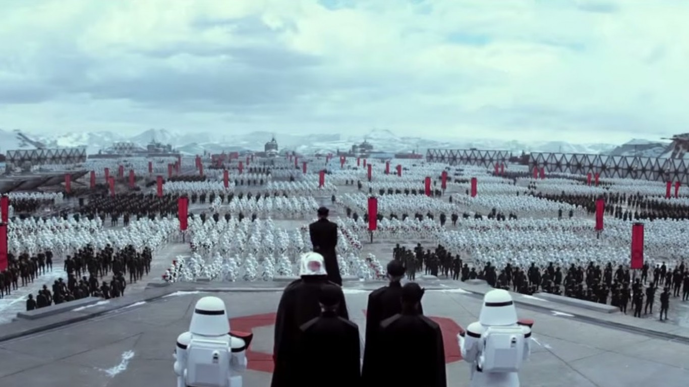 Star Wars The Force Awakens Sweeping new shot shows evil-looking'First Order army