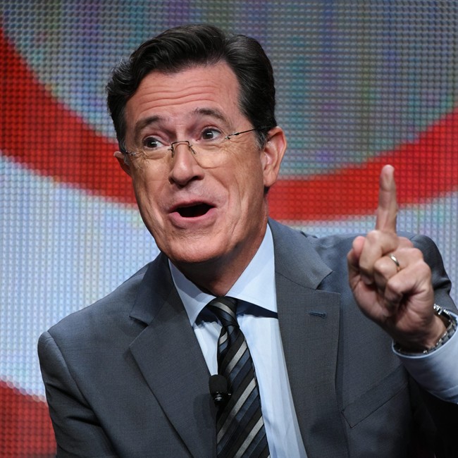 Stephen Colbert participates