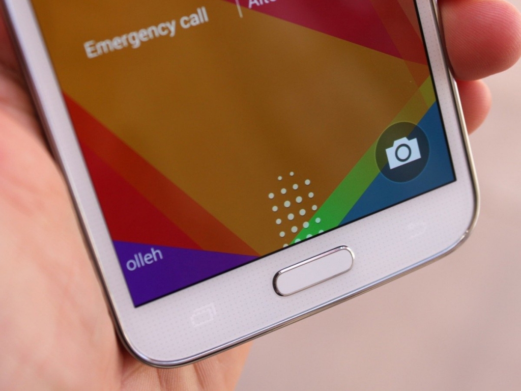 Samsung Galaxy S5 fingerprint sensor