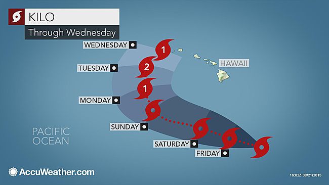 Tropical Depression Four-C Is Expected to Strengthen in the Central Pacific