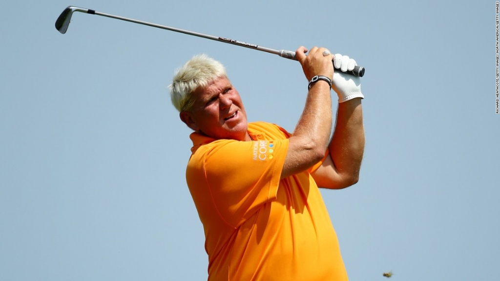 John Daly carded 10 at the parthree seventh hole after hitting the water three times He threw his club into the lake too