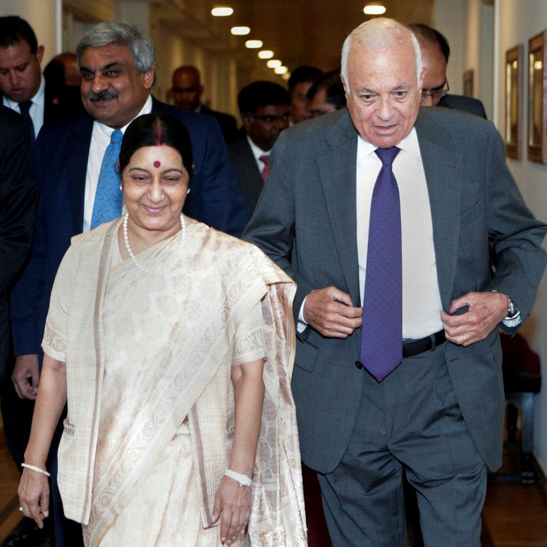 Sushma Swaraj in Egypt